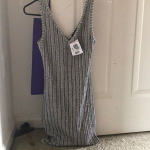 Top shop gray dress